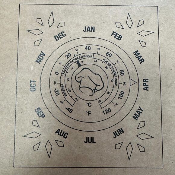 Pampered Chef Baking Soda Holder with Thermometer NIB - Picture 5 of 5